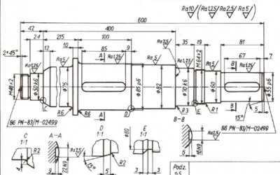 Rysunek Techniczny Wału Stopniowanego Cncinfopl Forum Cnc