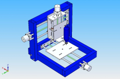 Frezarka CNC w trakcie realizacji