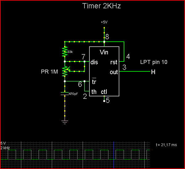 Timer na NE555