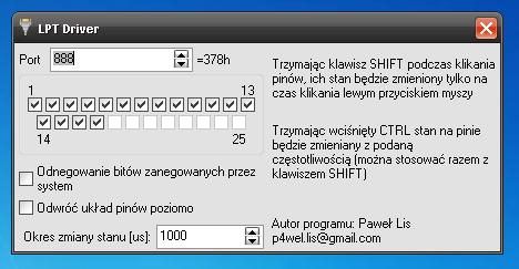 Sterownik portu LPT