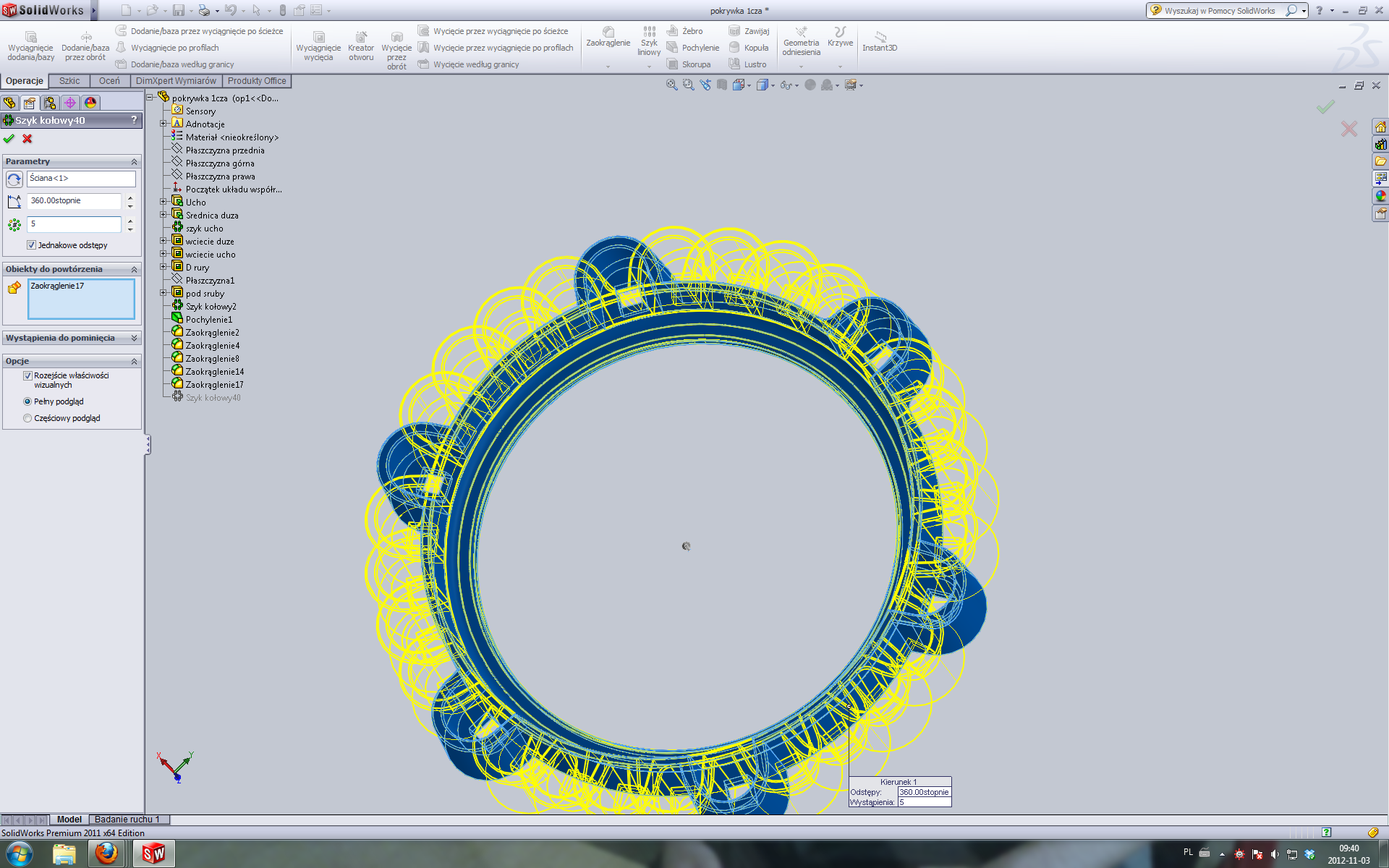 Nowości SOLIDWORKS 2015 - Szyk łańcuchowy komponentów on Vimeo